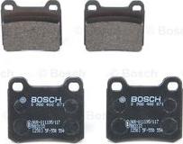 BOSCH 0 986 466 871 - Тормозные колодки, дисковые, комплект unicars.by