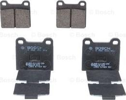 BOSCH 0 986 466 302 - Тормозные колодки, дисковые, комплект unicars.by