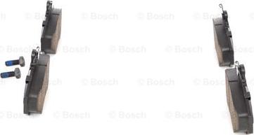 BOSCH 0 986 466 700 - Тормозные колодки, дисковые, комплект unicars.by