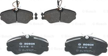 BOSCH 0 986 460 998 - Тормозные колодки, дисковые, комплект unicars.by