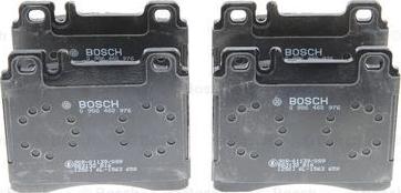 BOSCH 0 986 460 976 - Тормозные колодки, дисковые, комплект unicars.by