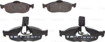 BOSCH 0 986 460 971 - Тормозные колодки, дисковые, комплект unicars.by