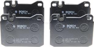 BOSCH 0 986 462 803 - Тормозные колодки, дисковые, комплект unicars.by