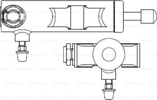 BOSCH 0 986 486 597 - Рабочий цилиндр, система сцепления unicars.by