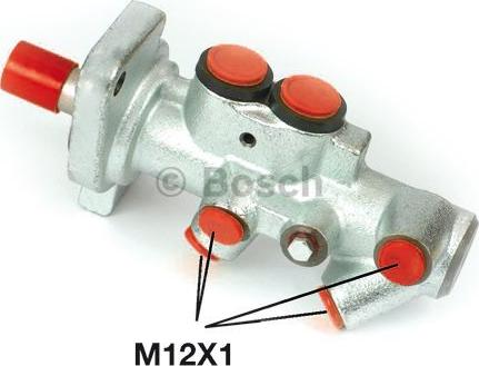 BOSCH 0 986 481 022 - Главный тормозной цилиндр unicars.by