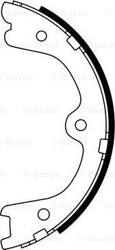 BOSCH 0 986 487 929 - Комплект тормозов, ручник, парковка unicars.by