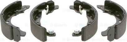 BOSCH 0 986 487 536 - Комплект тормозных колодок, барабанные unicars.by