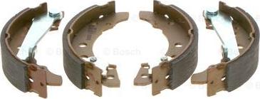 BOSCH 0 986 487 002 - Комплект тормозных колодок, барабанные unicars.by