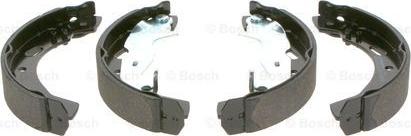 BOSCH 0 986 487 753 - Комплект тормозных колодок, барабанные unicars.by