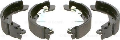 BOSCH 0 986 487 714 - Комплект тормозных колодок, барабанные unicars.by