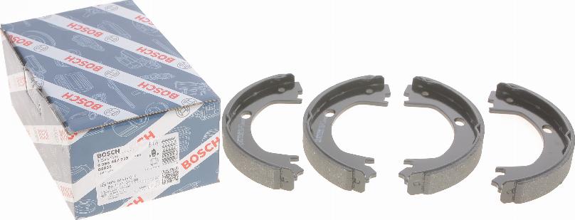 BOSCH 0 986 487 715 - Комплект тормозов, ручник, парковка unicars.by