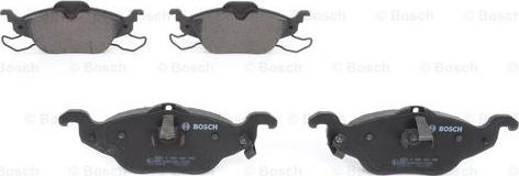 BOSCH 0 986 424 456 - Тормозные колодки, дисковые, комплект unicars.by