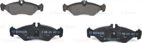 BOSCH 0 986 424 463 - Тормозные колодки, дисковые, комплект unicars.by