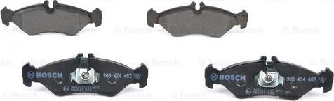 BOSCH 0 986 424 463 - Тормозные колодки, дисковые, комплект unicars.by