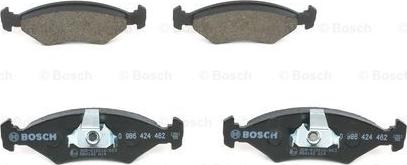 BOSCH 0 986 424 462 - Тормозные колодки, дисковые, комплект unicars.by