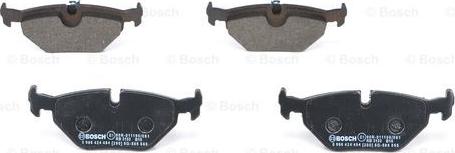 BOSCH 0 986 424 484 - Тормозные колодки, дисковые, комплект unicars.by