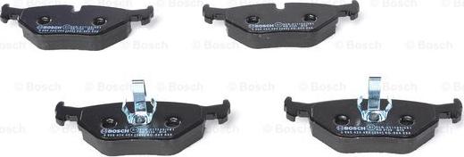 BOSCH 0 986 424 484 - Тормозные колодки, дисковые, комплект unicars.by