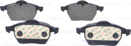 BOSCH 0 986 424 481 - Тормозные колодки, дисковые, комплект unicars.by