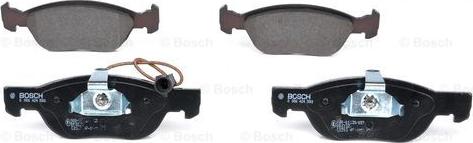 BOSCH 0 986 424 593 - Тормозные колодки, дисковые, комплект unicars.by