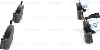 BOSCH 0 986 424 593 - Тормозные колодки, дисковые, комплект unicars.by