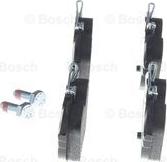 BOSCH 0 986 424 545 - Тормозные колодки, дисковые, комплект unicars.by