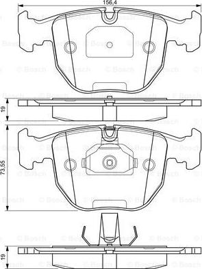 BMW 3411 6761 252 F - Тормозные колодки, дисковые, комплект unicars.by