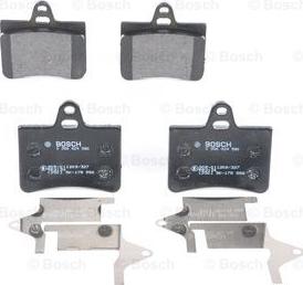 BOSCH 0 986 424 580 - Тормозные колодки, дисковые, комплект unicars.by