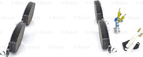 BOSCH 0 986 424 581 - Тормозные колодки, дисковые, комплект unicars.by