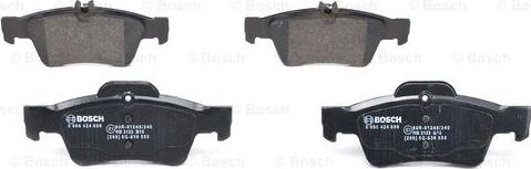 BOSCH 0 986 424 699 - Тормозные колодки, дисковые, комплект unicars.by