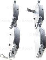 BOSCH 0 986 424 693 - Тормозные колодки, дисковые, комплект unicars.by