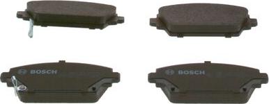 BOSCH 0 986 424 663 - Тормозные колодки, дисковые, комплект unicars.by