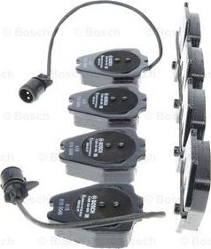 BOSCH 0 986 424 689 - Тормозные колодки, дисковые, комплект unicars.by