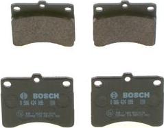 BOSCH 0 986 424 099 - Тормозные колодки, дисковые, комплект unicars.by