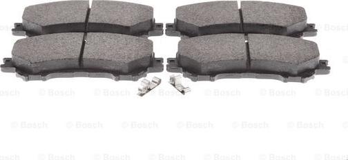 BOSCH 0 986 424 011 - Тормозные колодки, дисковые, комплект unicars.by