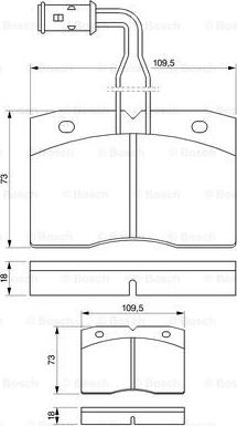 BOSCH 0 986 424 145 - Тормозные колодки, дисковые, комплект unicars.by