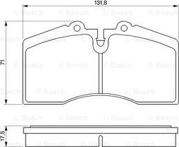 BOSCH 0 986 424 119 - Тормозные колодки, дисковые, комплект unicars.by