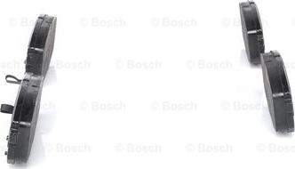 BOSCH 0 986 424 811 - Тормозные колодки, дисковые, комплект unicars.by