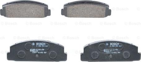 BOSCH 0 986 424 817 - Тормозные колодки, дисковые, комплект unicars.by