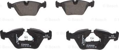 BOSCH 0 986 424 828 - Тормозные колодки, дисковые, комплект unicars.by