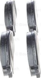 BOSCH 0 986 424 340 - Тормозные колодки, дисковые, комплект unicars.by