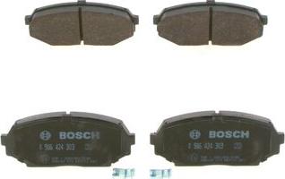 BOSCH 0 986 424 303 - Тормозные колодки, дисковые, комплект unicars.by