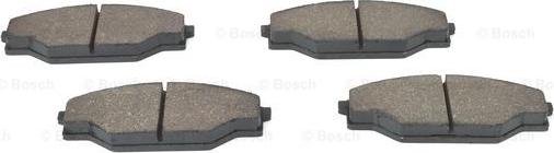 BOSCH 0 986 424 382 - Тормозные колодки, дисковые, комплект unicars.by