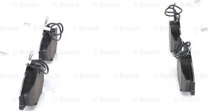 BOSCH 0 986 424 227 - Тормозные колодки, дисковые, комплект unicars.by