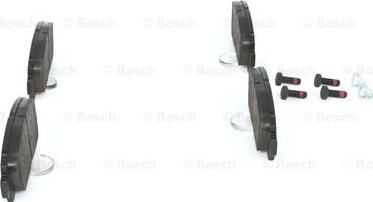 BOSCH 0 986 424 799 - Тормозные колодки, дисковые, комплект unicars.by