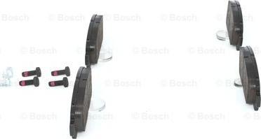 BOSCH 0 986 424 799 - Тормозные колодки, дисковые, комплект unicars.by