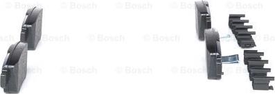 BOSCH 0 986 424 798 - Тормозные колодки, дисковые, комплект unicars.by