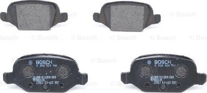 BOSCH 0 986 424 756 - Тормозные колодки, дисковые, комплект unicars.by