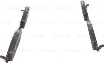 BOSCH 0 986 424 715 - Тормозные колодки, дисковые, комплект unicars.by