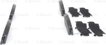 BOSCH 0 986 424 722 - Тормозные колодки, дисковые, комплект unicars.by