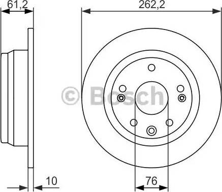 BOSCH 0 986 479 993 - Тормозной диск unicars.by